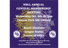 NBLL Annual General Membership Meeting